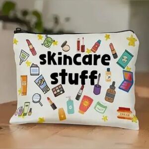 SKINCARE STUFF BAG FOR EVERYDAY OR TRAVEL